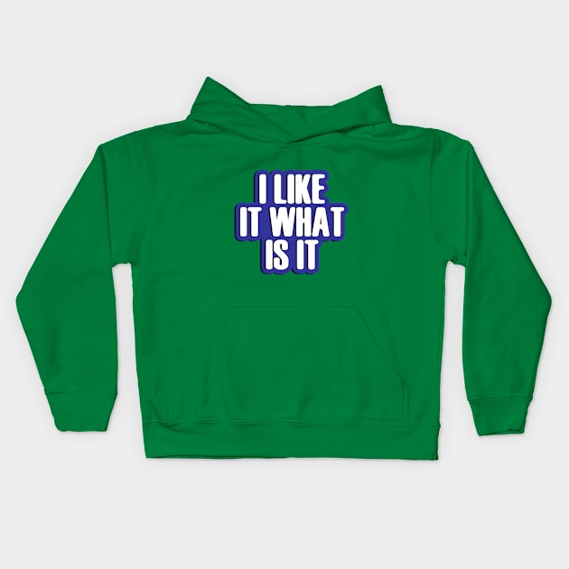 I like it what is it Kids Hoodie by Jokertoons